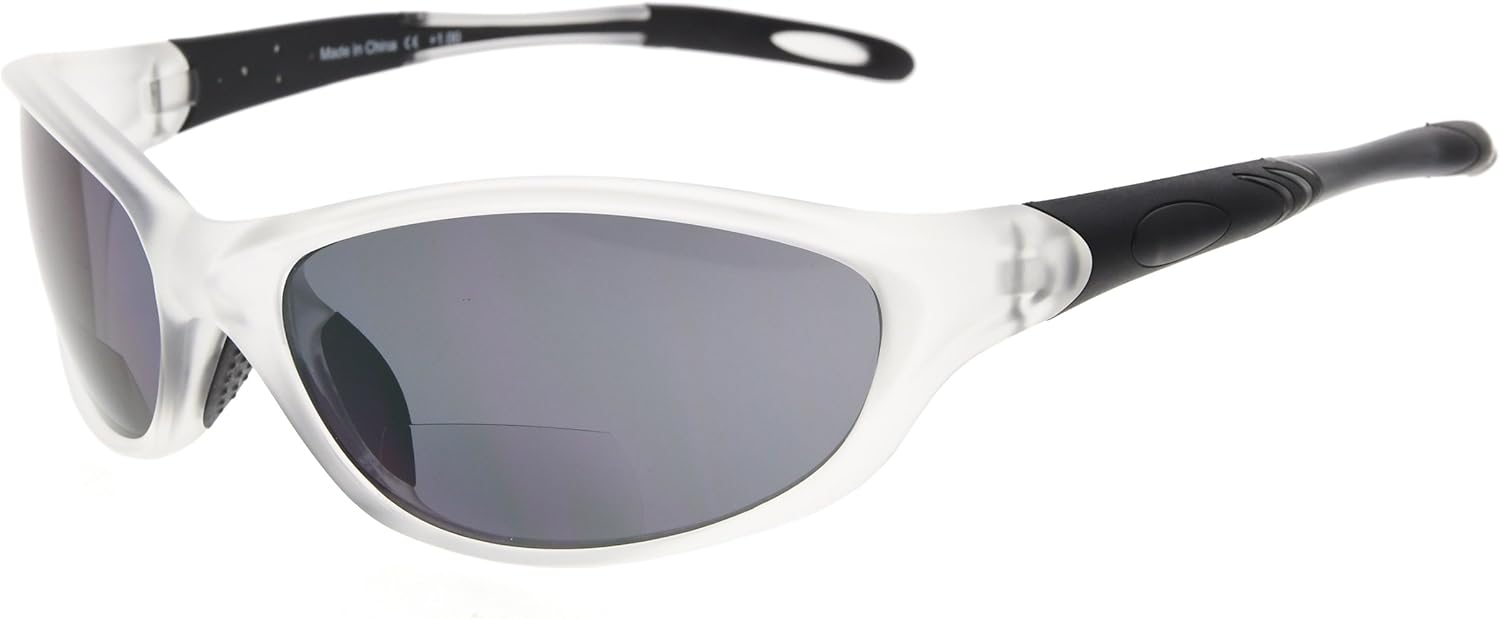Спортивные бифокальные солнцезащитные очки Eyekepper TR90 для бейсбола, бега, рыбалки, вождения, гольфа, софтбола, походов, чтения под солнцем, Sg905 Matte Transparent
Спортивные бифокальные солнцезащитные очки Eyekepper TR90 для бейсбола, бега, рыбалки, вождения, гольфа, софтбола, походов, чтения под солнцем, Sg905 Matte Transparent