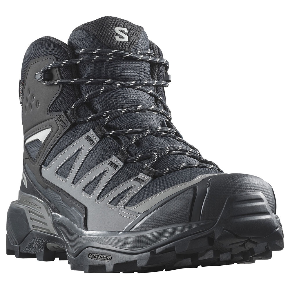 Походные ботинки Salomon X Ultra 360 GORE-TEX средней высоты (мужские), Black/Magnet/Pewter
Походные ботинки Salomon X Ultra 360 GORE-TEX средней высоты (мужские), Black/Magnet/Pewter