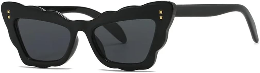 Солнцезащитные очки для мужчин и женщин - защита от УФ-излучения UV400 - панк-стиль "кошачий глаз" с заклепками для занятий спортом на открытом воздухе и вождения DSVIGF, Black
Солнцезащитные очки для мужчин и женщин - защита от УФ-излучения UV400 - панк-стиль "кошачий глаз" с заклепками для занятий спортом на открытом воздухе и вождения DSVIGF, Black