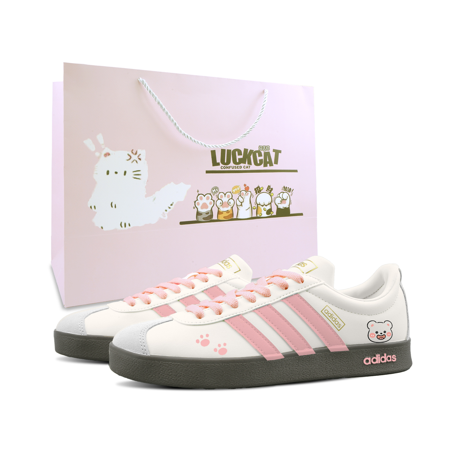 Adidas VL COURT 2.0 Pink Bear Cute, специальная сумка для покупок, устойчивые к истиранию низкие немецкие армейские кроссовки Unisex Pink
Adidas VL COURT 2.0 Pink Bear Cute, специальная сумка для покупок, устойчивые к истиранию низкие немецкие армейские кроссовки Unisex Pink