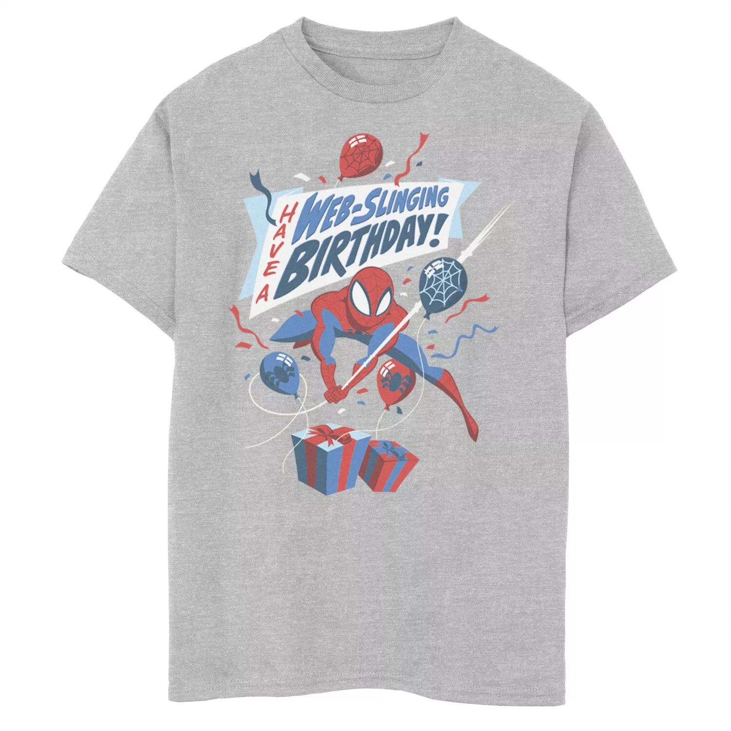 Футболка с рисунком Marvel Web Slinging для мальчиков 8–20 лет на день рождения Marvel
Футболка с рисунком Marvel Web Slinging для мальчиков 8–20 лет на день рождения Marvel