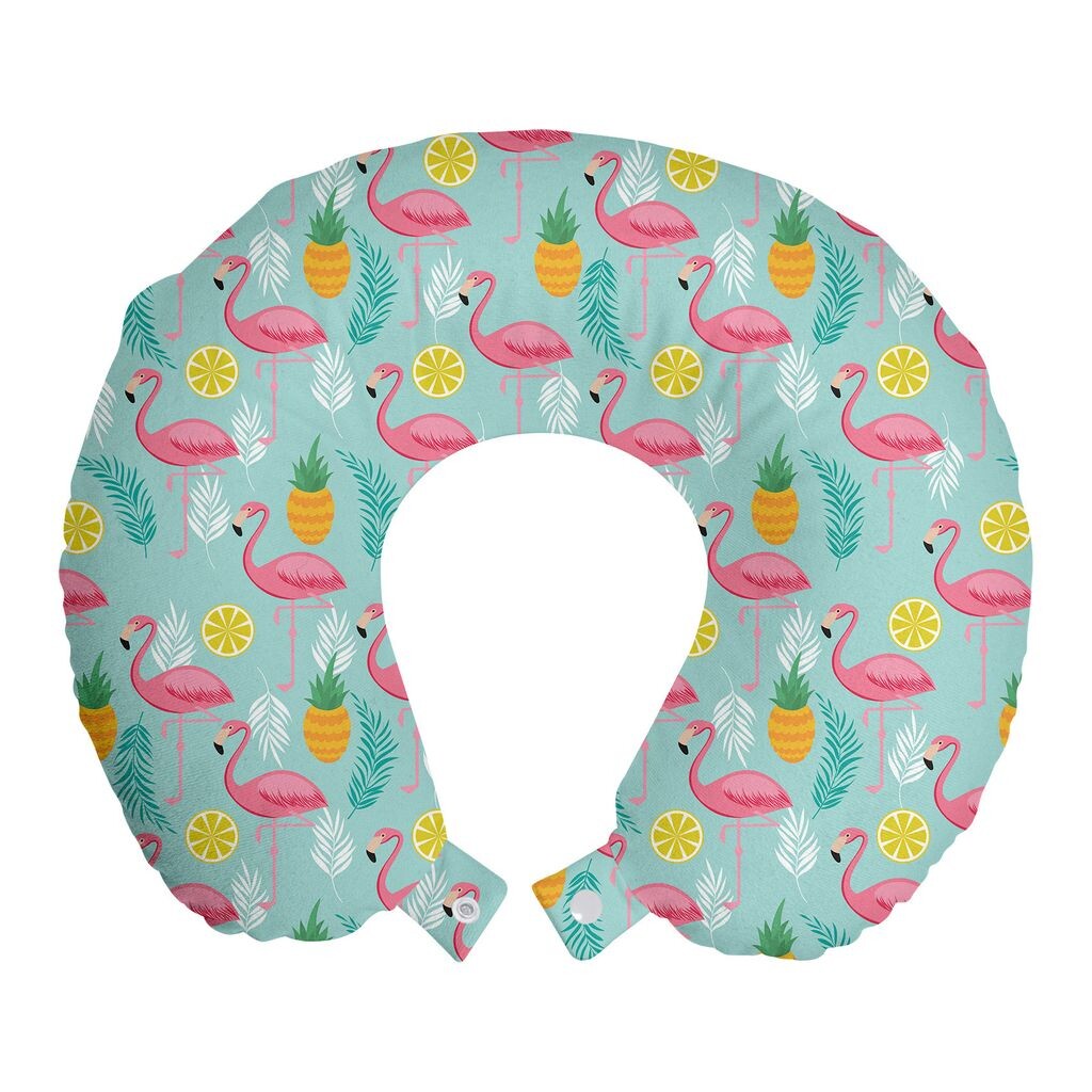 ABAKUHAUS Artwork Travel Pillow Подушка для шеи, экзотические листья Розовый фламинго, пенопластовые дорожные принадлежности для самолета и автомобиля, 30x30 см, разноцветные
ABAKUHAUS Artwork Travel Pillow Подушка для шеи, экзотические листья Розовый фламинго, пенопластовые дорожные принадлежности для самолета и автомобиля, 30x30 см, разноцветные