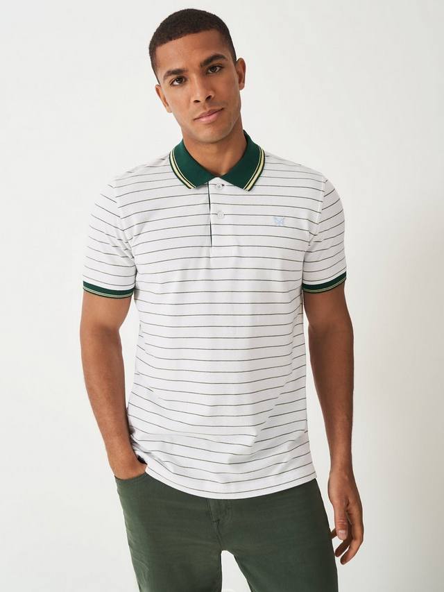 Поло из хлопка в полоску Crew Clothing
Поло из хлопка в полоску Crew Clothing