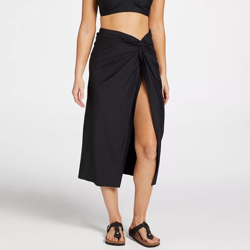 Calia Женский саронг с завышенной талией и переплетенным узлом, черный
Calia Женский саронг с завышенной талией и переплетенным узлом, черный