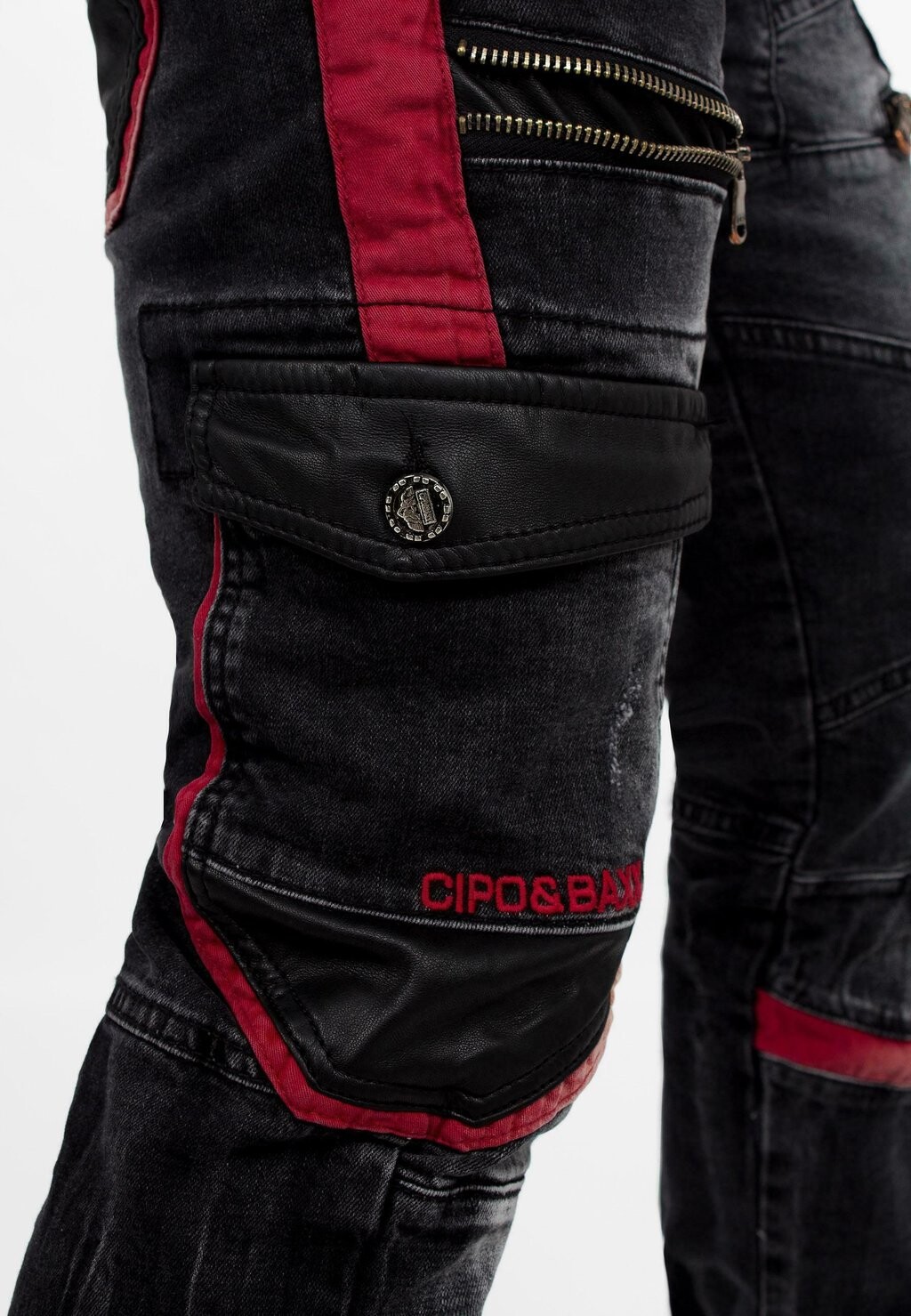 Джинсы облегающего кроя Cipo & Baxx, черный
Джинсы облегающего кроя Cipo & Baxx, черный