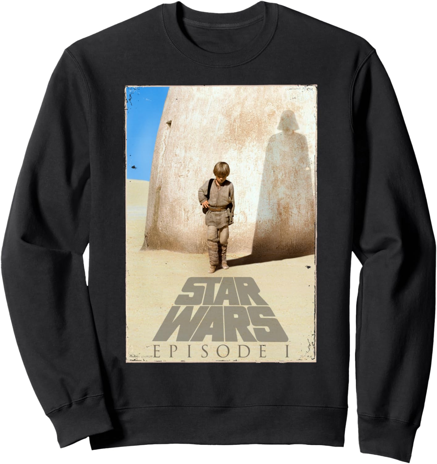 Флисовая толстовка с изображением постера Энакина из фильма «Звездные войны: Эпизод I - Призрачная угроза», черная Star Wars
Флисовая толстовка с изображением постера Энакина из фильма «Звездные войны: Эпизод I - Призрачная угроза», черная Star Wars