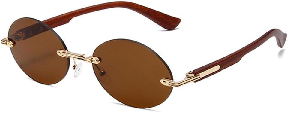 Популярные модные овальные солнцезащитные очки для женщин в стиле ретро, без оправы, с прозрачными линзами с градиентом цвета океана, защита от УФ-излучения UV400, для мужчин в стиле панк TKKTLLT, Golden Tea
Популярные модные овальные солнцезащитные очки для женщин в стиле ретро, без оправы, с прозрачными линзами с градиентом цвета океана, защита от УФ-излучения UV400, для мужчин в стиле панк TKKTLLT, Golden Tea