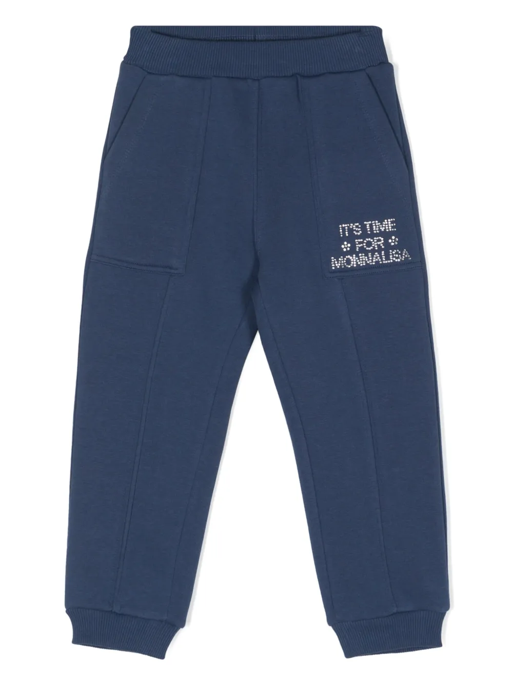 Спортивные брюки с логотипом из страз Monnalisa, синий
Спортивные брюки с логотипом из страз Monnalisa, синий