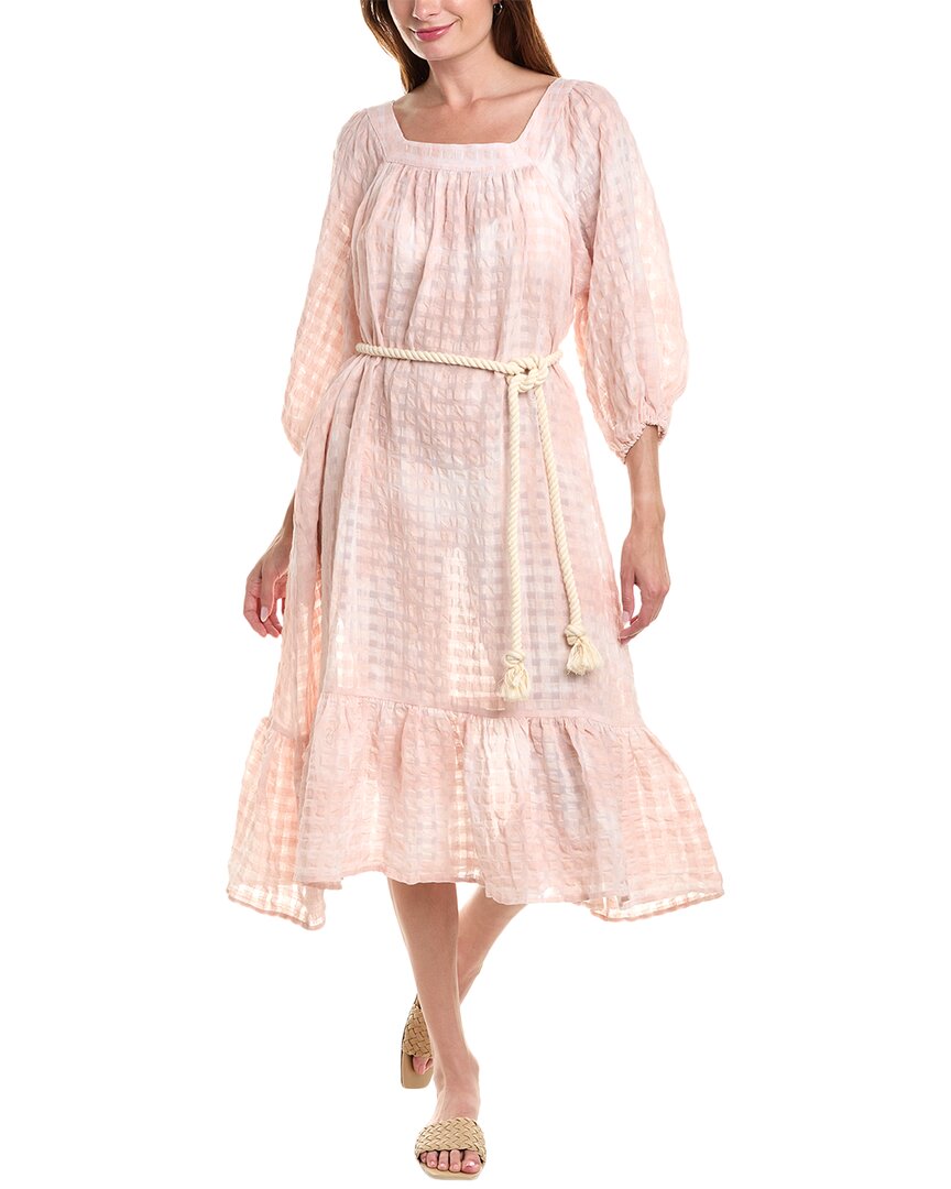 Платье макси из льняной смеси Lisa Marie Fernandez Laure, розовый
Платье макси из льняной смеси Lisa Marie Fernandez Laure, розовый