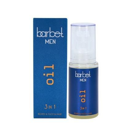 Мужское масло Barbet 3-In-1 For Beard, Hair And Face - 30ml
Мужское масло Barbet 3-In-1 For Beard, Hair And Face - 30ml