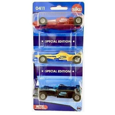 Siku Racing Vehicles, 3 шт., специальное издание
Siku Racing Vehicles, 3 шт., специальное издание