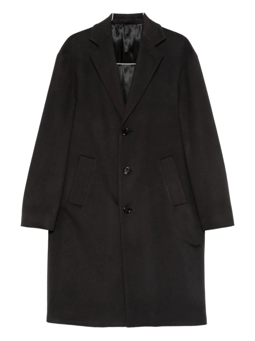 Пальто с карманами на пуговицах Lardini, черный
Пальто с карманами на пуговицах Lardini, черный