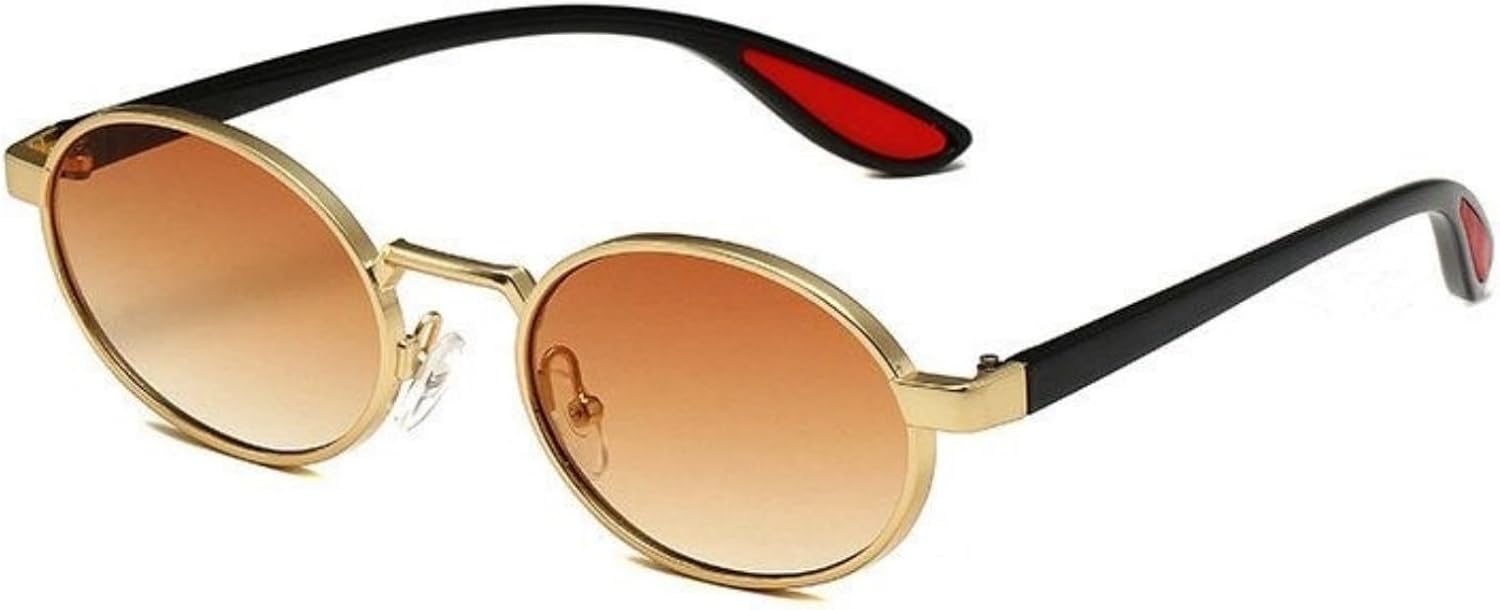 Женские солнцезащитные очки Helena Fashion Oval в стиле 90-х, дизайнерские, с металлической оправой, популярные винтажные круглые очки для мужчин, защита от ультрафиолета UV400, C3
Женские солнцезащитные очки Helena Fashion Oval в стиле 90-х, дизайнерские, с металлической оправой, популярные винтажные круглые очки для мужчин, защита от ультрафиолета UV400, C3