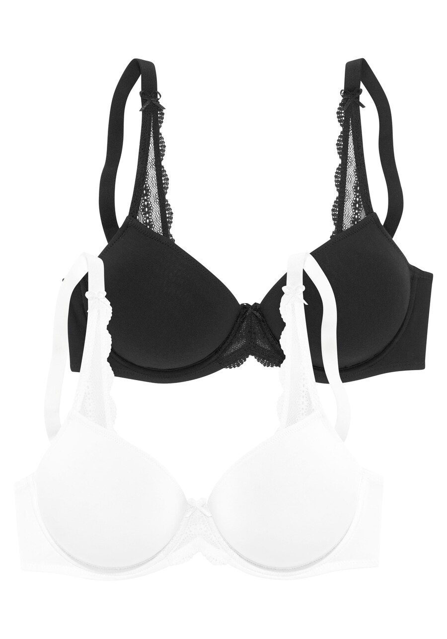 Бюстгальтер-футболка PETITE FLEUR, черный/белый
Бюстгальтер-футболка PETITE FLEUR, черный/белый