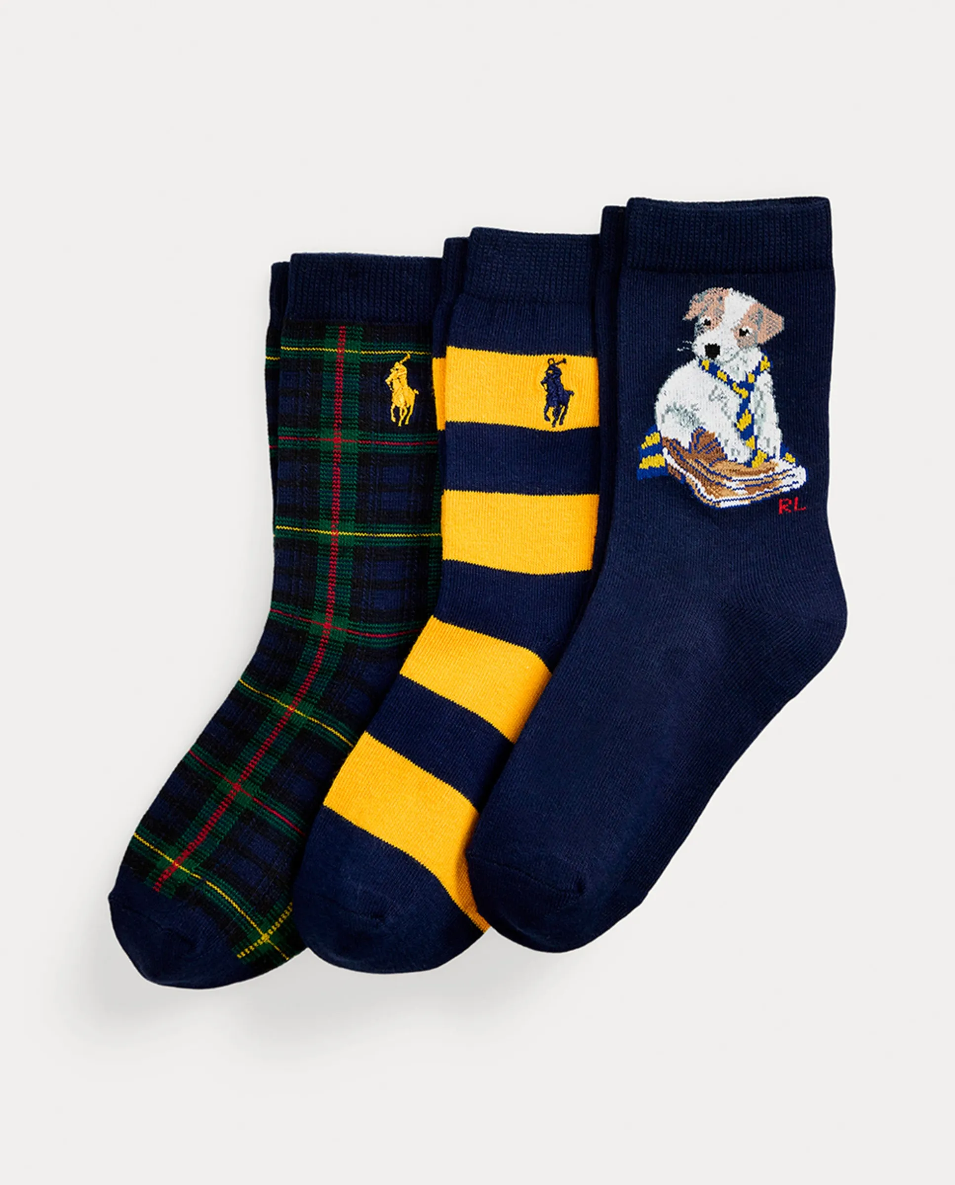 Набор из 3 длинных унисекс носков с Polo Dog Polo Ralph Lauren, мультиколор
Набор из 3 длинных унисекс носков с Polo Dog Polo Ralph Lauren, мультиколор