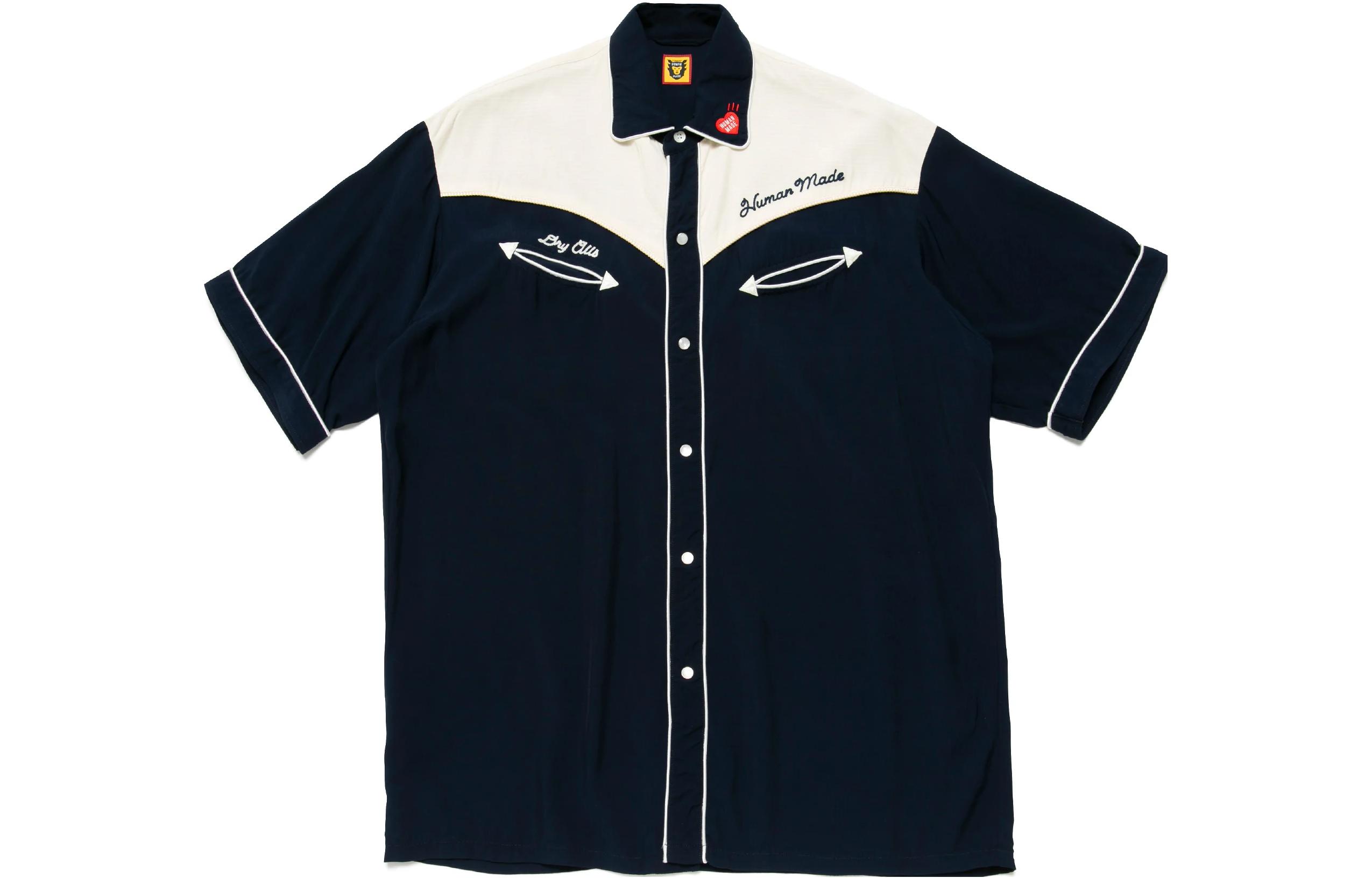 HUMAN MADE Мужская черная рубашка
HUMAN MADE Мужская черная рубашка