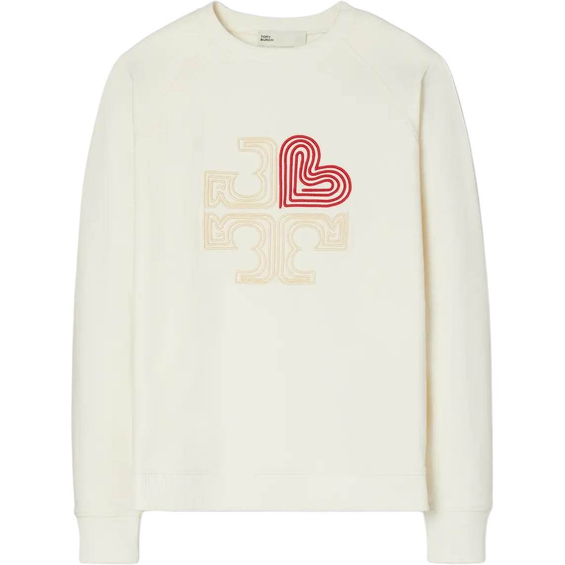 Tory Burch Женская толстовка кремового цвета с круглым вырезом, средней толщины, стандартного размера
Tory Burch Женская толстовка кремового цвета с круглым вырезом, средней толщины, стандартного размера