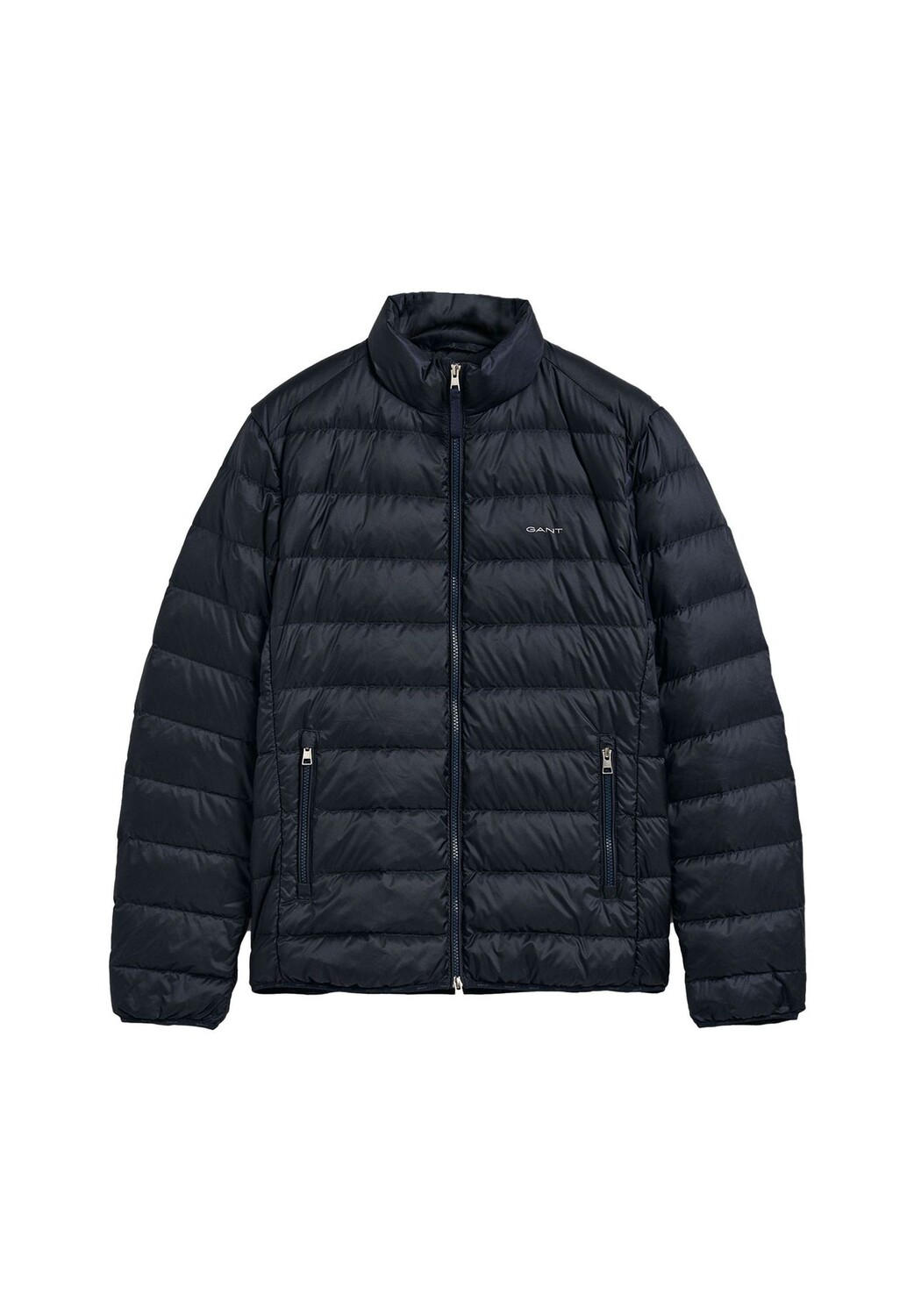 Мужская пуховая стеганая куртка - LIGHT DOWN JACKET, молния, воротник стойка GANT, синий
Мужская пуховая стеганая куртка - LIGHT DOWN JACKET, молния, воротник стойка GANT, синий