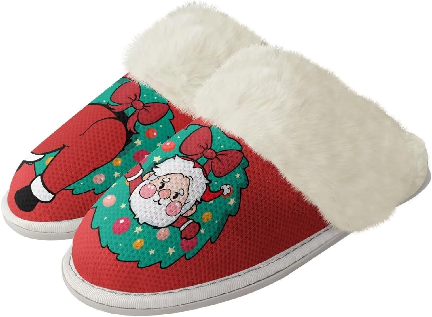 Рождественские дизайнерские хлопковые тапочки для женщин и мужчин с противоскользящей подошвой для дома и улицы, удобные домашние тапочки, пушистые тапочки Zhangruoheng, Santa Claus Print
Рождественские дизайнерские хлопковые тапочки для женщин и мужчин с противоскользящей подошвой для дома и улицы, удобные домашние тапочки, пушистые тапочки Zhangruoheng, Santa Claus Print