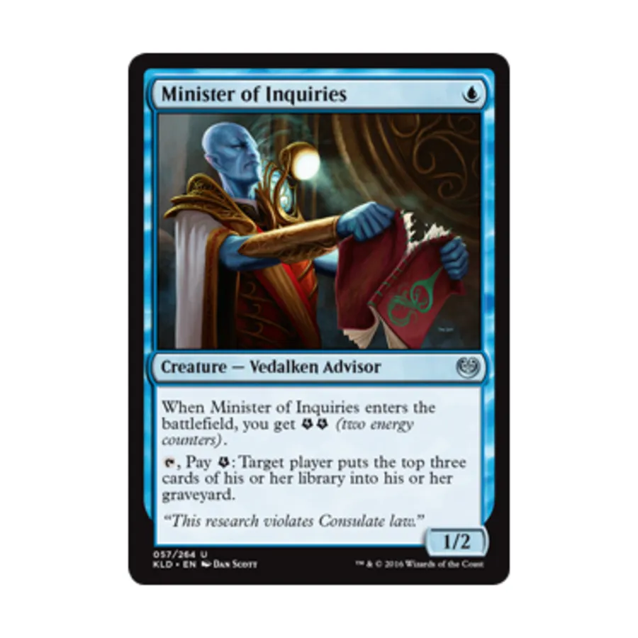 CCG Министр расследований (U), MTG - Kaladesh
CCG Министр расследований (U), MTG - Kaladesh