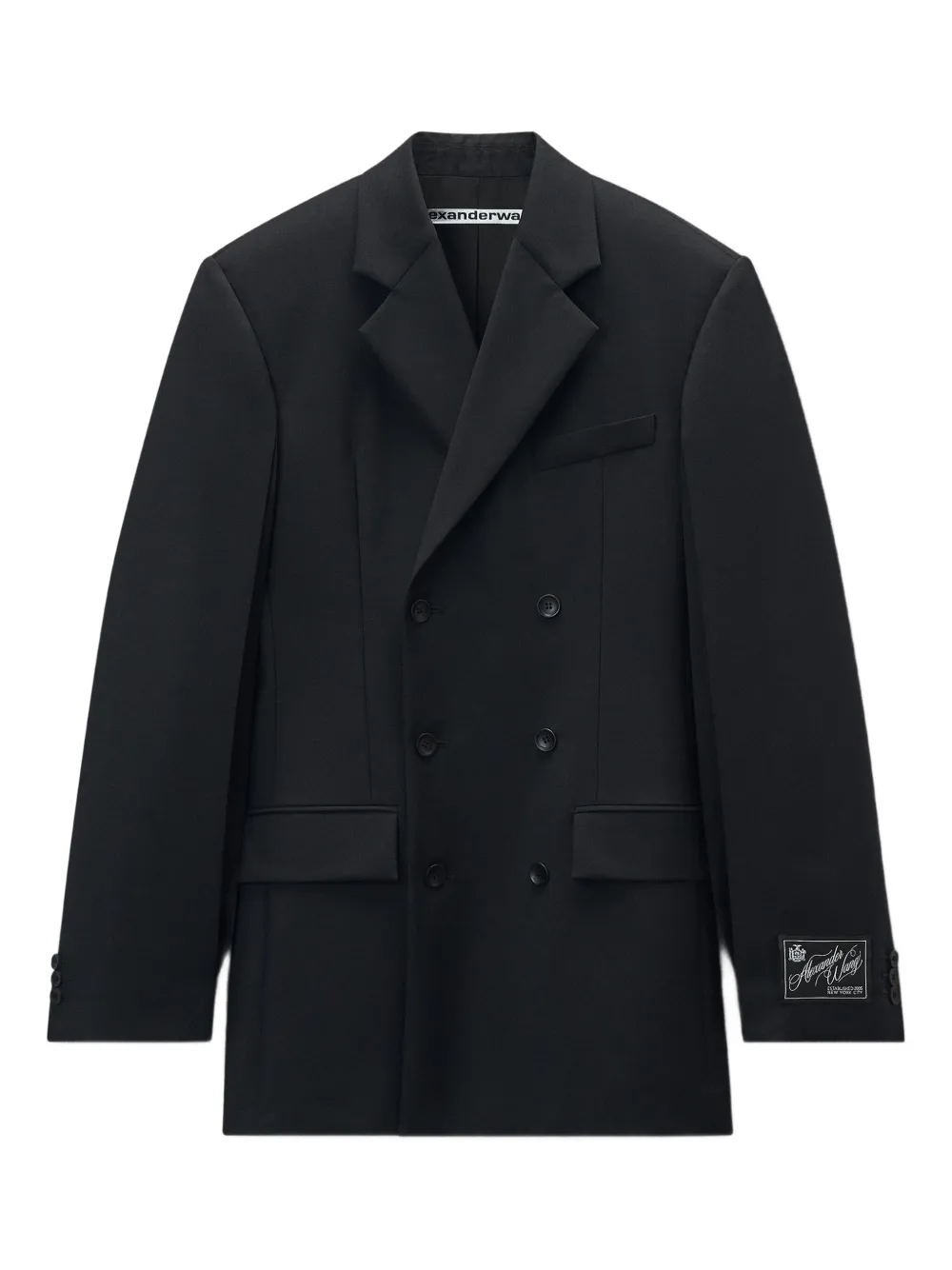 Двубортное платье-блейзер Alexander Wang, черный
Двубортное платье-блейзер Alexander Wang, черный