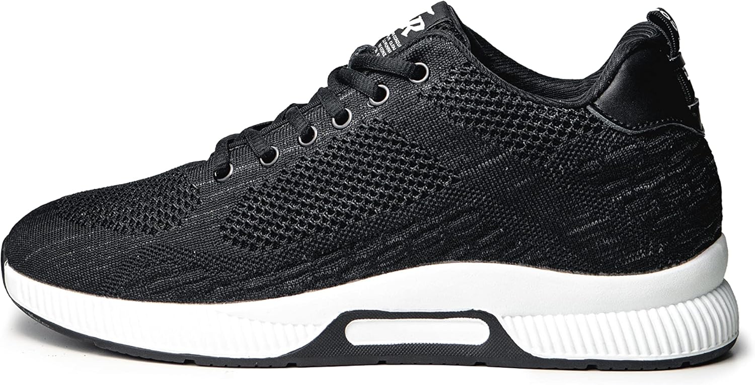 Официальные кроссовки Conzuri V2 Cloud Runners для мужчин - обувь, увеличивающая рост на 2,4 дюйма, легкая, с нескользящей подошвой, повседневные и модные кроссовки, черный
Официальные кроссовки Conzuri V2 Cloud Runners для мужчин - обувь, увеличивающая рост на 2,4 дюйма, легкая, с нескользящей подошвой, повседневные и модные кроссовки, черный