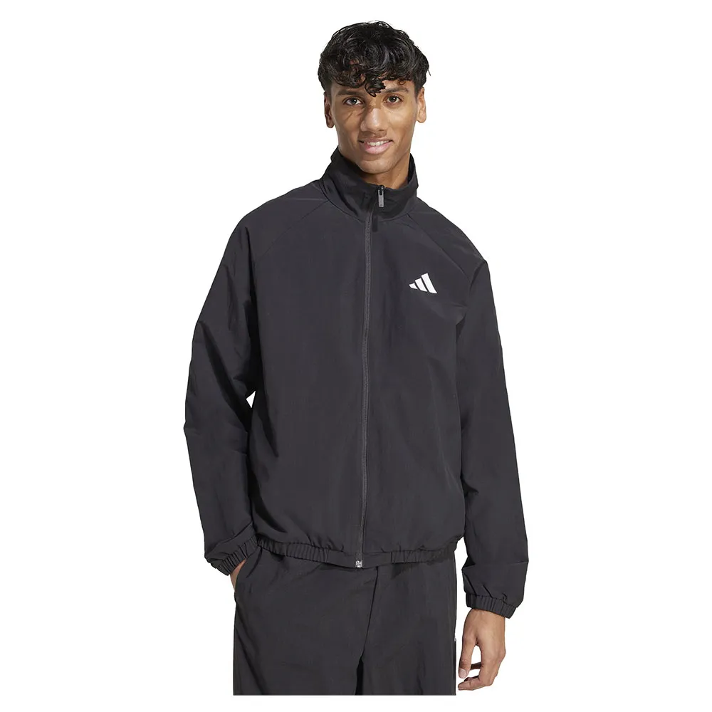 Куртка adidas Essential Small Logo Windbreaker, черный 
Куртка adidas Essential Small Logo Windbreaker, черный