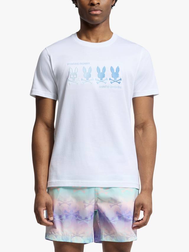 Футболка с графическим рисунком из хлопка oceania обычного кроя с коротким рукавом Psycho Bunny, белый
Футболка с графическим рисунком из хлопка oceania обычного кроя с коротким рукавом Psycho Bunny, белый