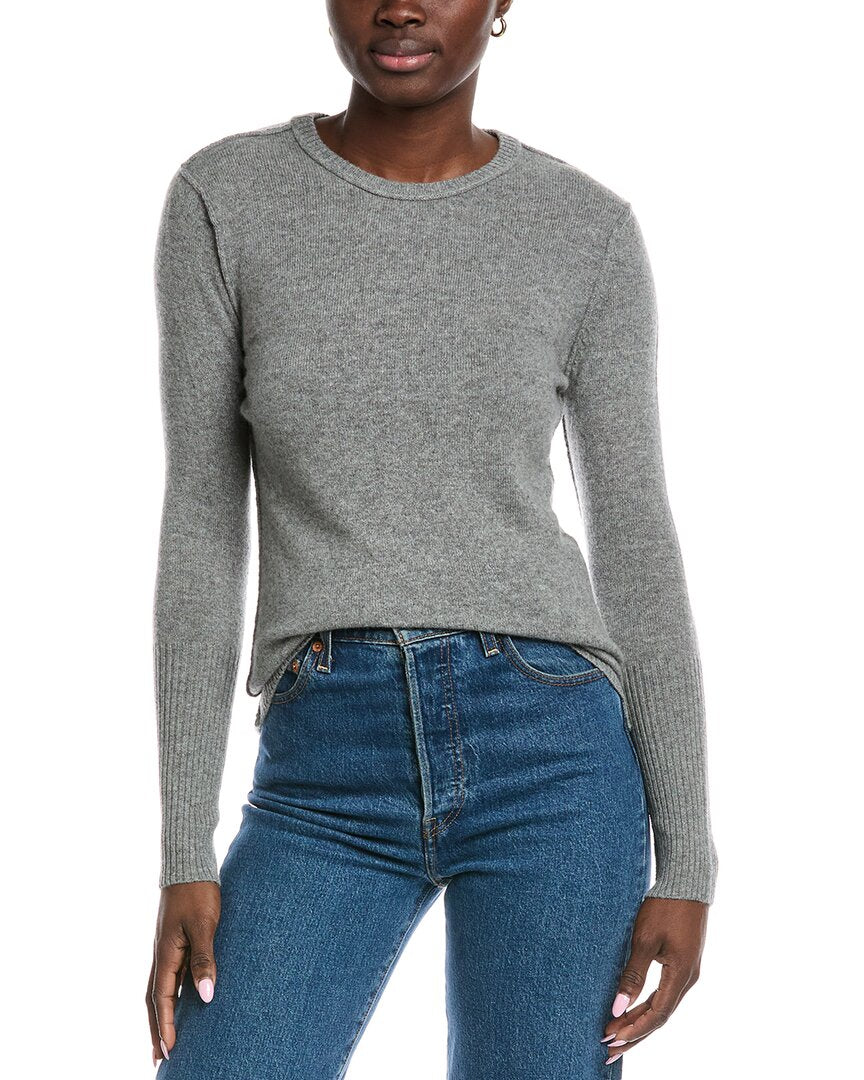 Осенний кашемировый свитер с необработанным краем Autumn Cashmere, серый
Осенний кашемировый свитер с необработанным краем Autumn Cashmere, серый