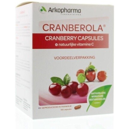 Arkopharma Cranberola Cranberry + C - 180 капсул - Добавка
Arkopharma Cranberola Cranberry + C - 180 капсул - Добавка