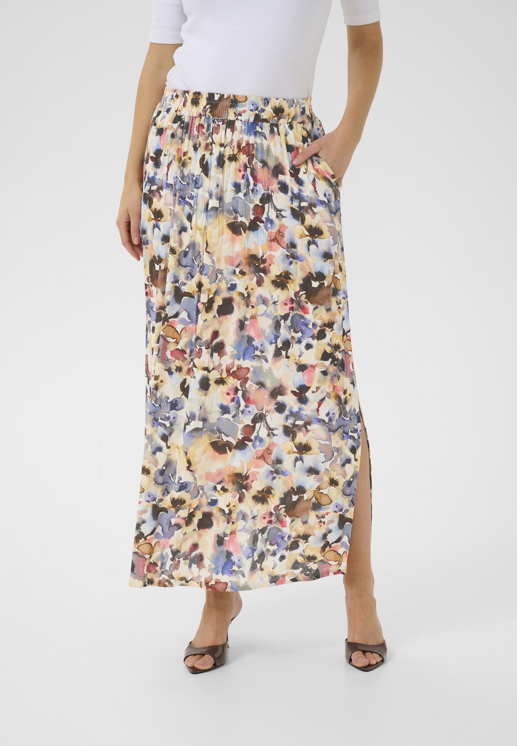 Юбка макси KATANA LONG LENGTH Kaffe, темно-синий 
Юбка макси KATANA LONG LENGTH Kaffe, темно-синий