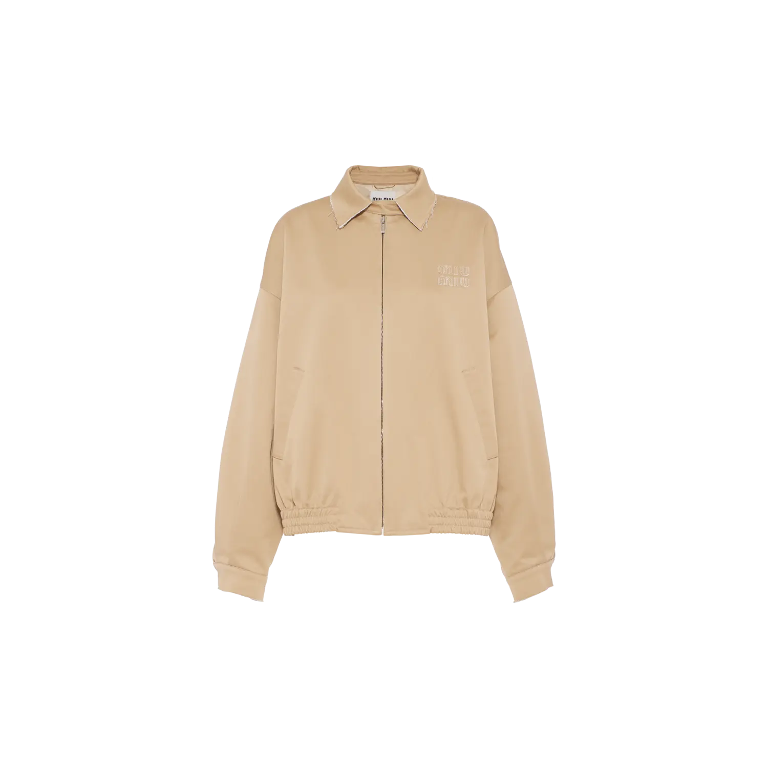 Оверсайз блузон-куртка из ткани чинос MIU MIU, шнур
Оверсайз блузон-куртка из ткани чинос MIU MIU, шнур