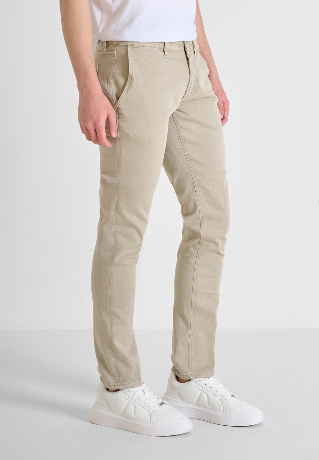 Джинсы облегающего кроя Antony Morato, песочный 
Джинсы облегающего кроя Antony Morato, песочный