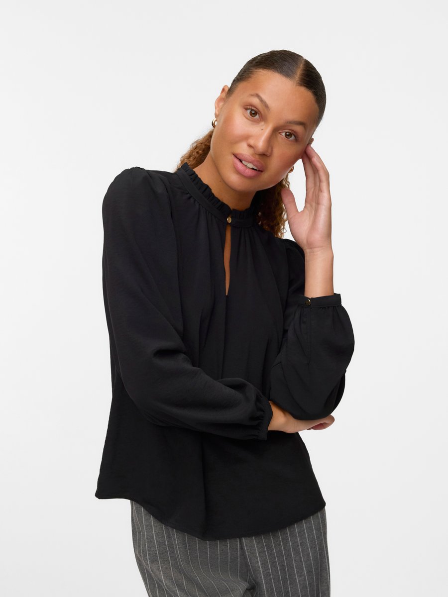 Блуза Vero Moda VMANI LS FRILL , Black
Блуза Vero Moda VMANI LS FRILL , Black