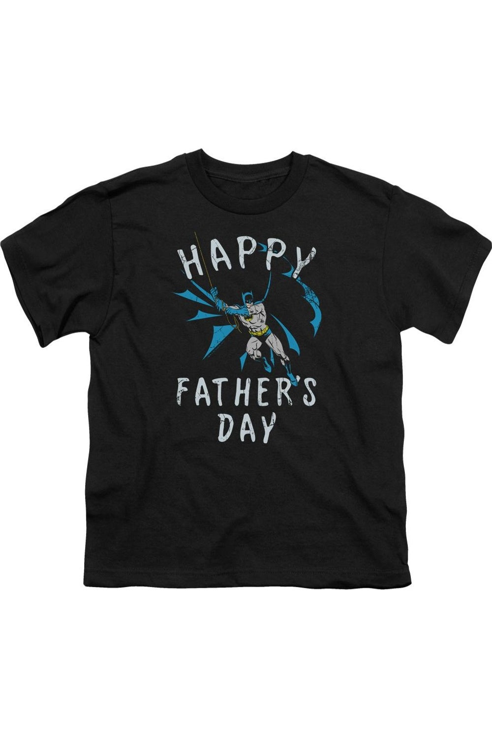 Футболка с коротким рукавом Batman на День отца для детей Gildan, черный 
Футболка с коротким рукавом Batman на День отца для детей Gildan, черный