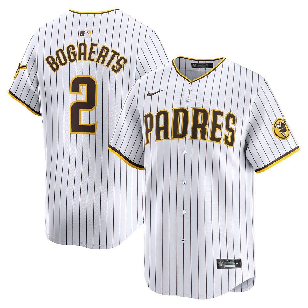 Мужская белая майка Nike Xander Bogaerts San Diego Padres Home Limited Player, цвет Pad White
Мужская белая майка Nike Xander Bogaerts San Diego Padres Home Limited Player, цвет Pad White