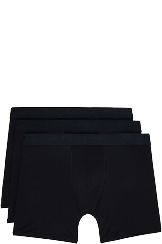 Упаковка из трех пар черных стрейч-боксеров SKIMS длиной 5 дюймов
Упаковка из трех пар черных стрейч-боксеров SKIMS длиной 5 дюймов