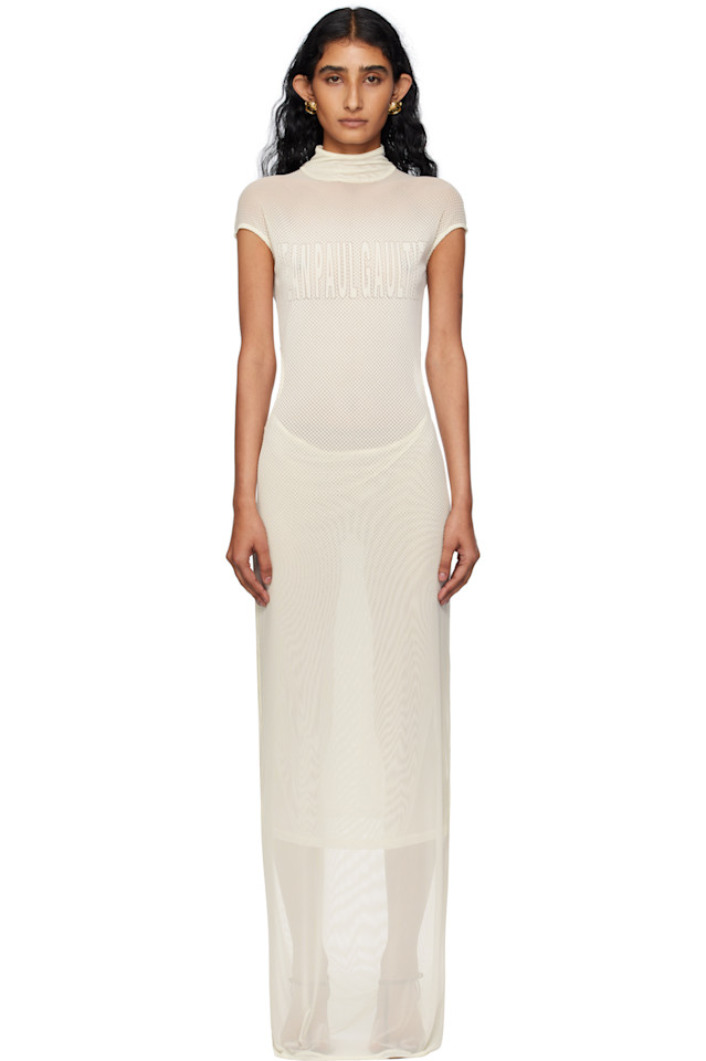 Махровое макси-платье Jean Paul Gaultier, экрю
Махровое макси-платье Jean Paul Gaultier, экрю