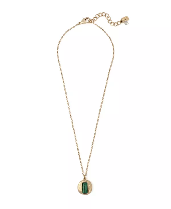 Ожерелье с кулоном в виде литого малахитового диска Robert Lee Morris Soho, green
Ожерелье с кулоном в виде литого малахитового диска Robert Lee Morris Soho, green