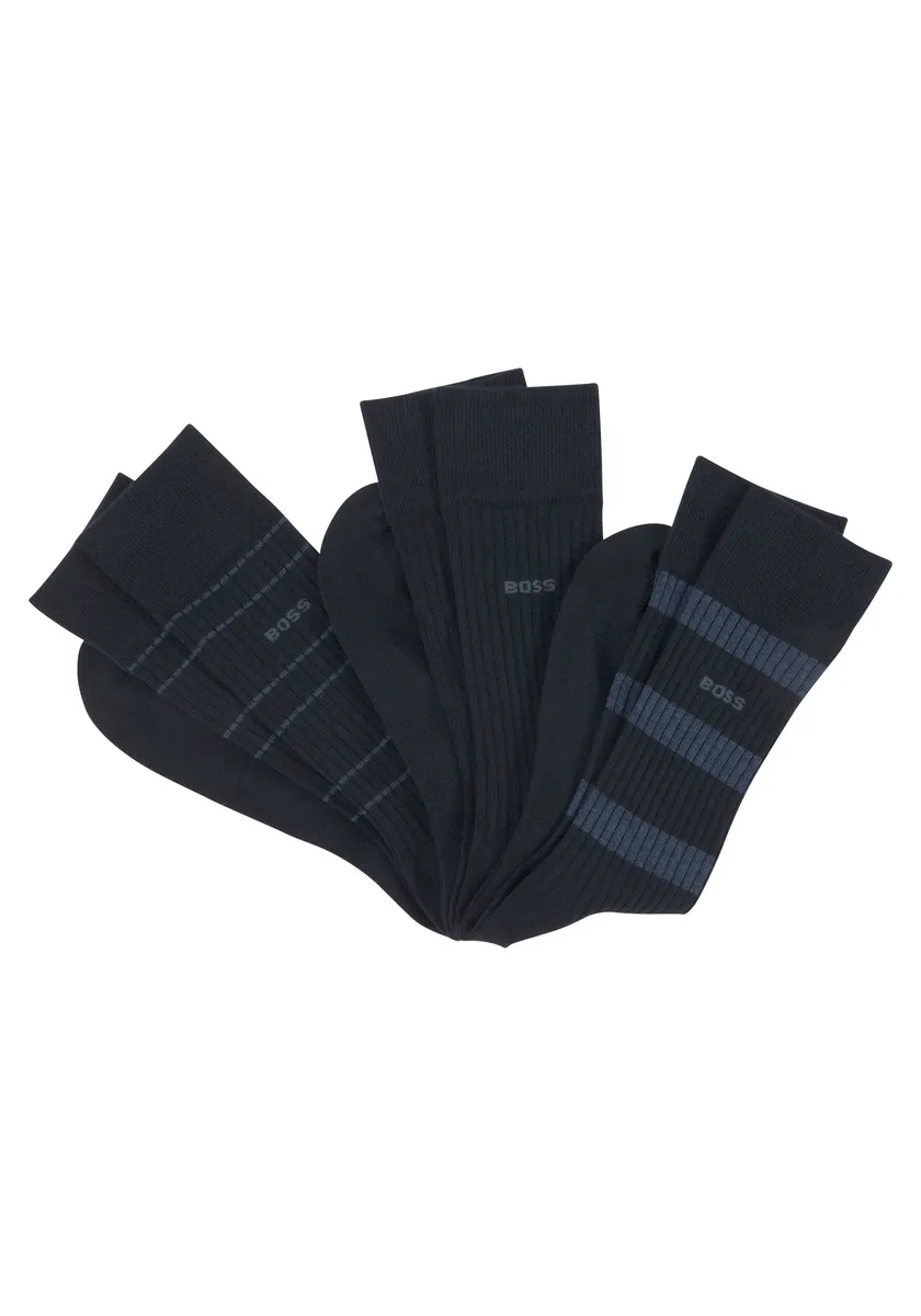 Деловые носки BOSS "3P RS Fine Rib CC" (упаковка, 3 пары, 3 шт.), с вышивкой BOSS, синий
Деловые носки BOSS "3P RS Fine Rib CC" (упаковка, 3 пары, 3 шт.), с вышивкой BOSS, синий