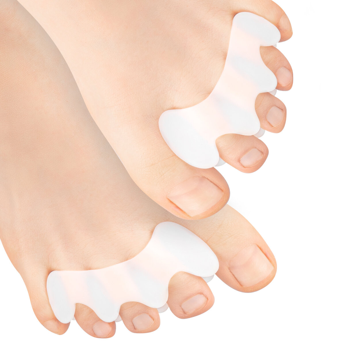 Гель-сепаратор, межпальцевые клинья для перекрытия пальцев, вальгусная деформация, пара Haluto 
Гель-сепаратор, межпальцевые клинья для перекрытия пальцев, вальгусная деформация, пара Haluto