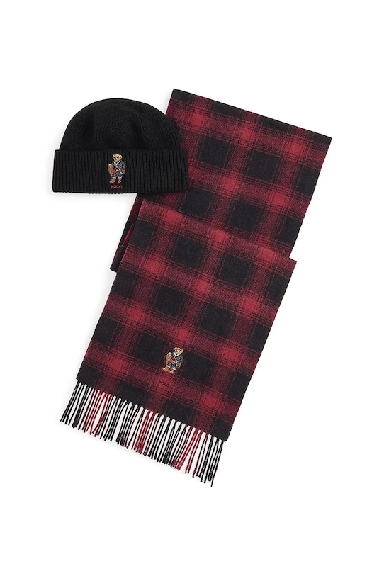 Шерстяная шапка и шарф Polo Ralph Lauren, мультиколор
Шерстяная шапка и шарф Polo Ralph Lauren, мультиколор