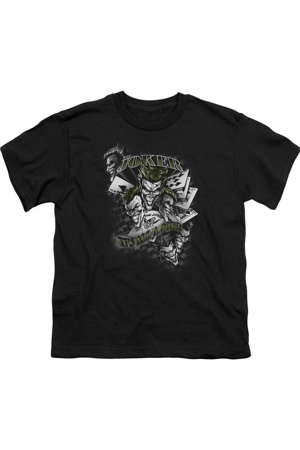 Футболка с коротким рукавом для детей "Batman: Это всего лишь шутка" Gildan, черный
Футболка с коротким рукавом для детей "Batman: Это всего лишь шутка" Gildan, черный