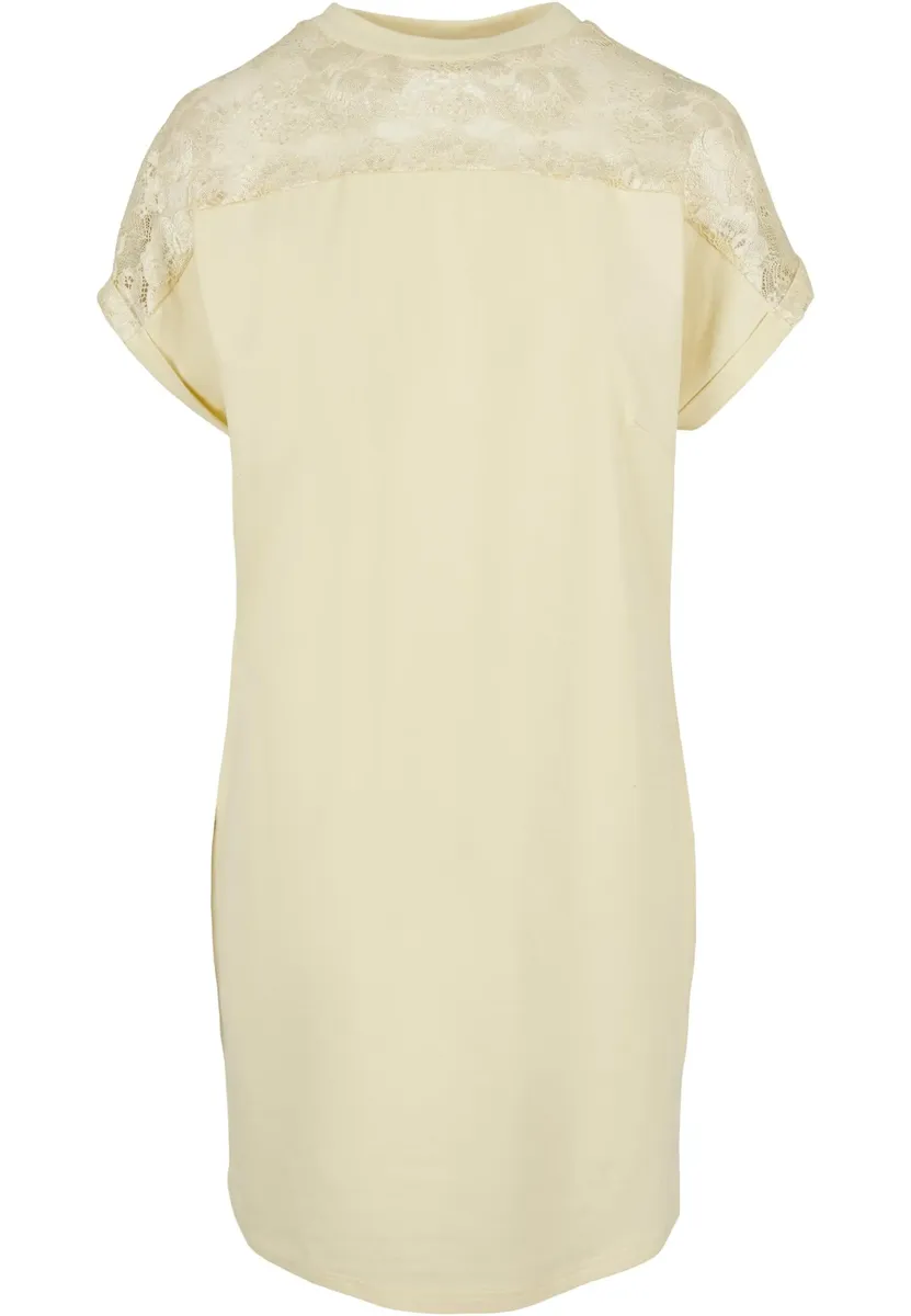 Платье-рубашка URBAN CLASSICS " Urban Classics Women's Ladies Lace Tee Dress" (1 шт.), желтый 
Платье-рубашка URBAN CLASSICS " Urban Classics Women's Ladies Lace Tee Dress" (1 шт.), желтый