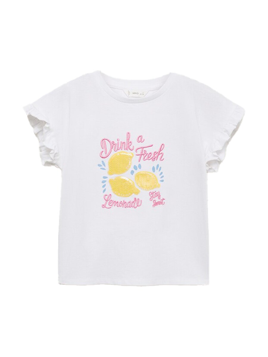Футболка MANGO KIDS LEMONADE, Off white
Футболка MANGO KIDS LEMONADE, Off white