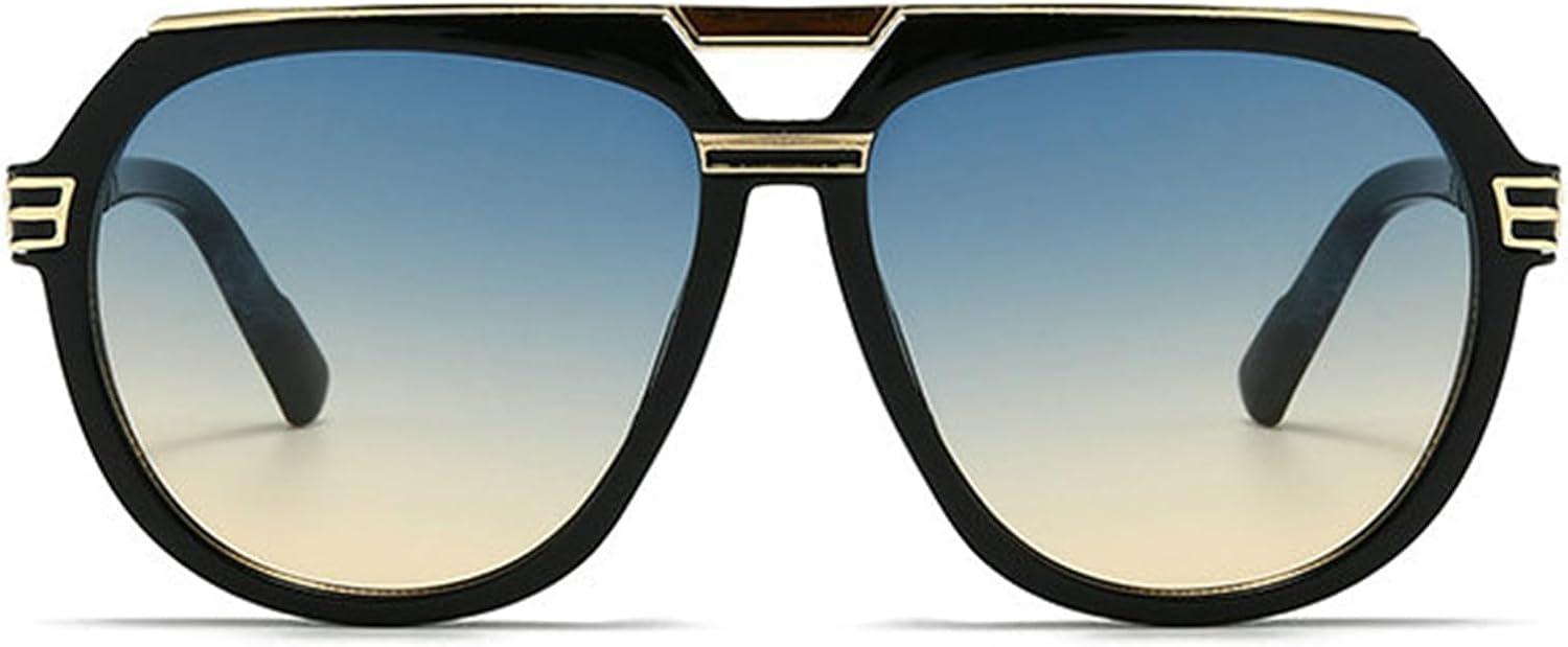 Солнцезащитные очки Helena Retro с двойной перемычкой, увеличенного размера, в стиле «пилот», модные градиентные очки для женщин и мужчин с защитой от УФ-излучения UV400, трендовые очки для активного отдыха, C2
Солнцезащитные очки Helena Retro с двойной перемычкой, увеличенного размера, в стиле «пилот», модные градиентные очки для женщин и мужчин с защитой от УФ-излучения UV400, трендовые очки для активного отдыха, C2