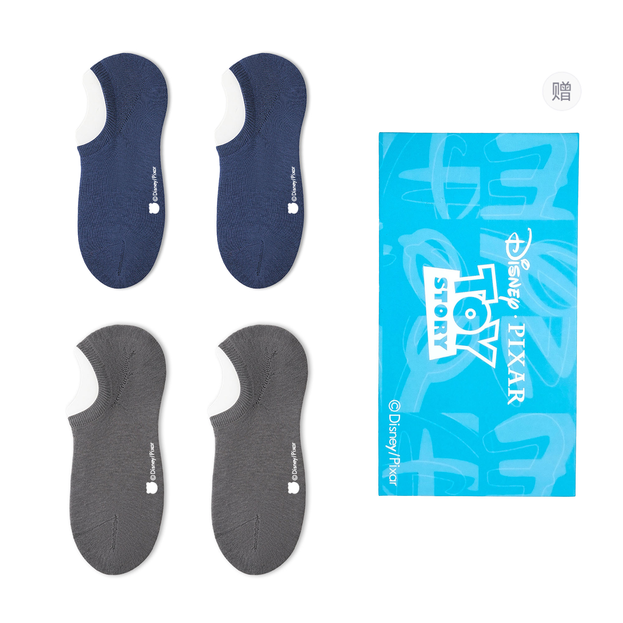 Ноу-шоу носки унисекс шопер 4 шт Disney, синий/темно-серый
Ноу-шоу носки унисекс шопер 4 шт Disney, синий/темно-серый