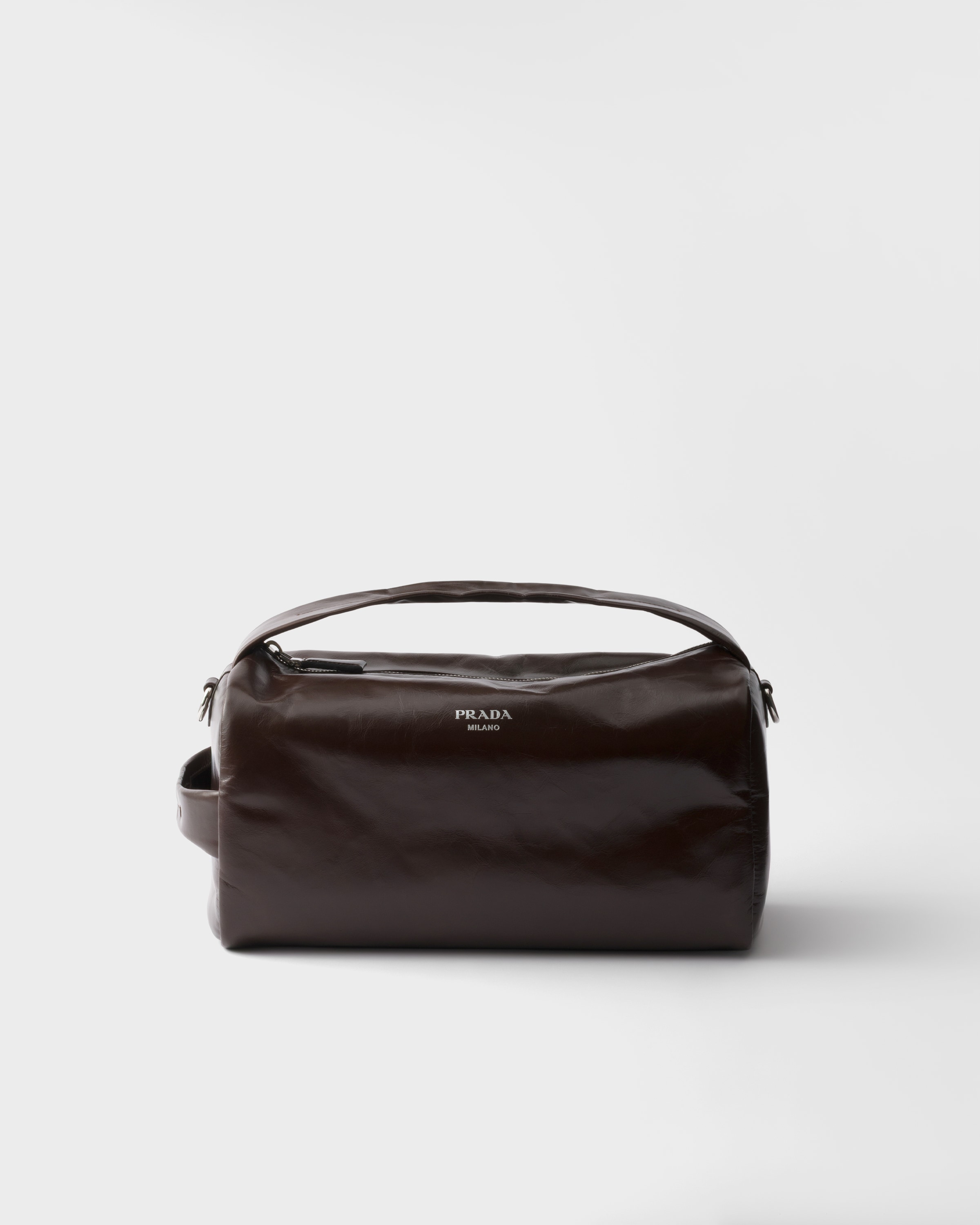 Кожаная сумка на плечо Prada, темно-коричневый
Кожаная сумка на плечо Prada, темно-коричневый