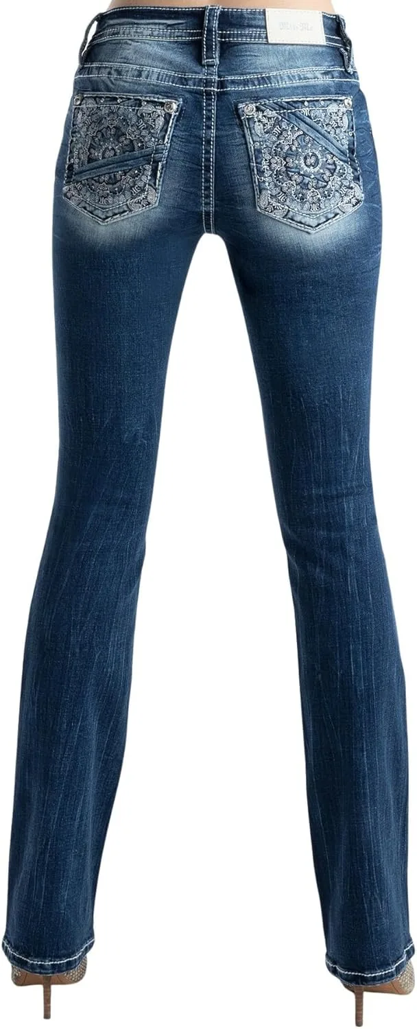 Джинсы Miss Me Mid-Rise Bootcut с принтом пейсли
Джинсы Miss Me Mid-Rise Bootcut с принтом пейсли