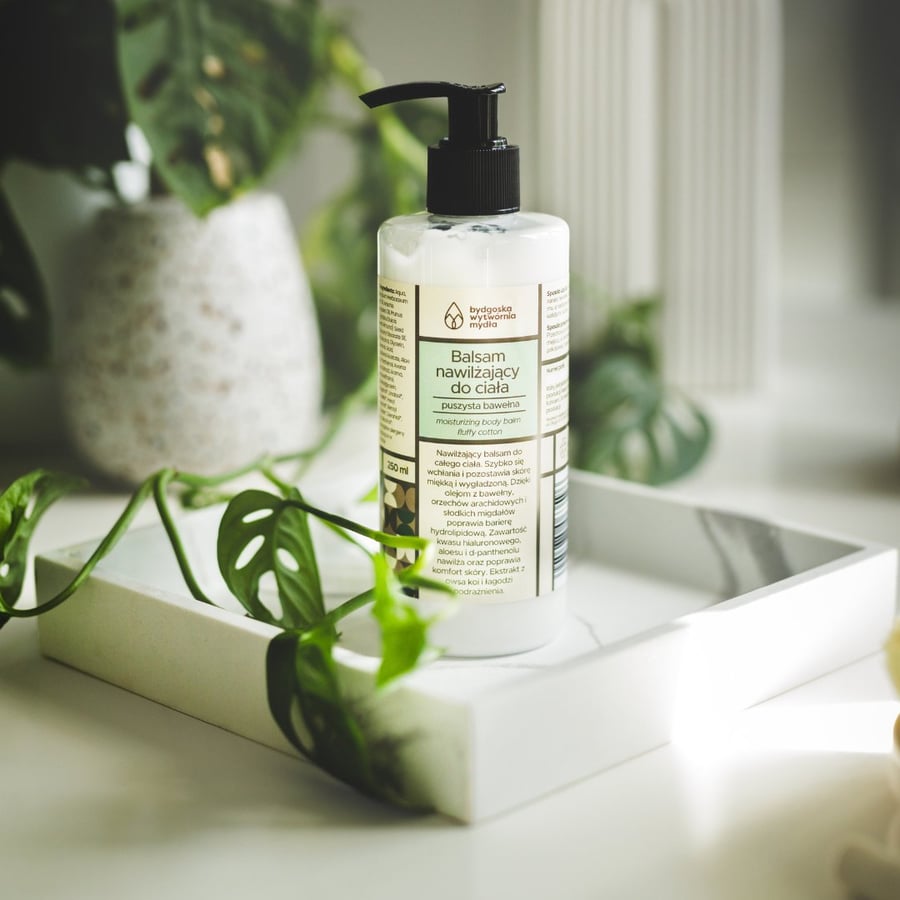 Bydgoska Wytwórnia Mydła, Натуральный увлажняющий лосьон для тела - пушистый хлопок, 250 мл 
Bydgoska Wytwórnia Mydła, Натуральный увлажняющий лосьон для тела - пушистый хлопок, 250 мл
